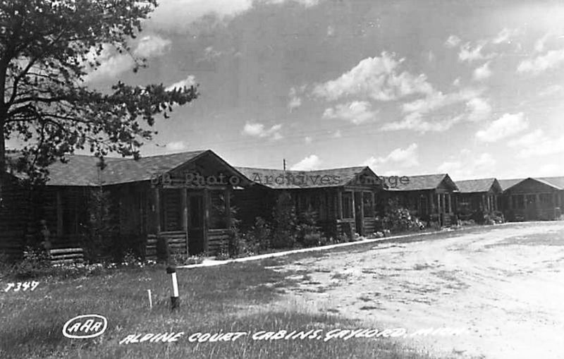Alpine Court - Old Postcard (newer photo)